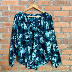 Vera Wang Floral Blouse - medium